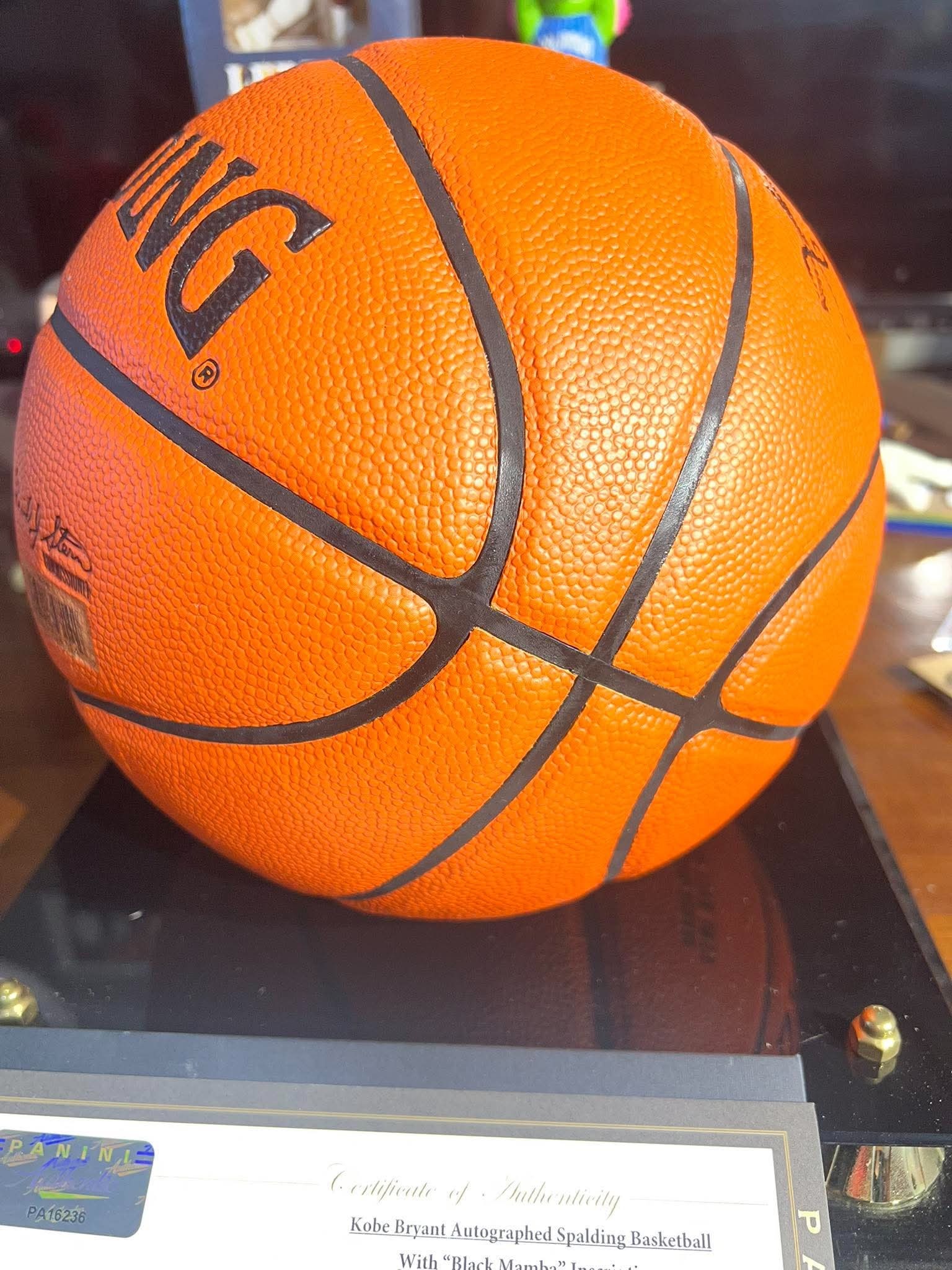 Kobe Bryant signed with inscription