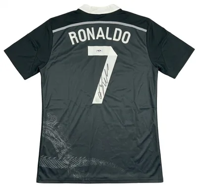 Cristiano Ronaldo Signed Real Madrid 2014/15 Yohji Yamamoto Dragon Third Kit - PSA/DNA