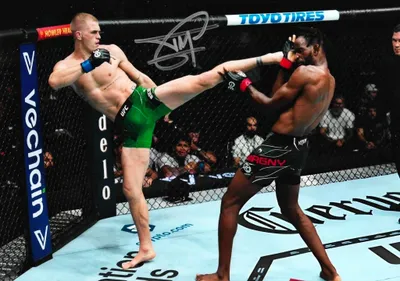 Ian Machado Garry Signed A4 Kick Photo